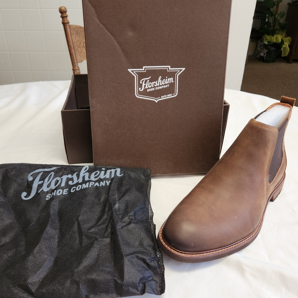 Florsheim Men's Tan Leather Boots